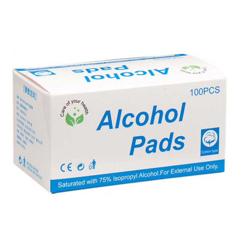 In stock fast delivery Rapid production  100PCS Antiseptic Disinfectant Wipes 75% Alcohol Cleaning Wipes